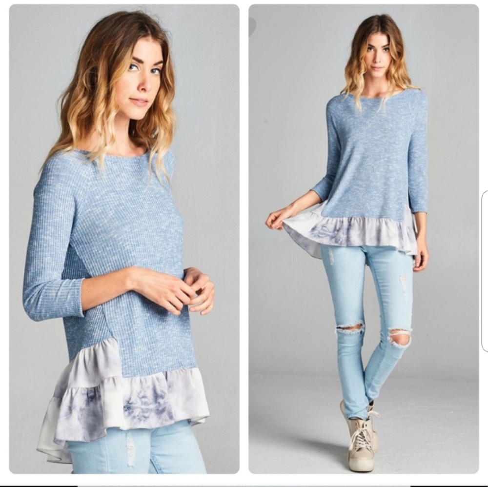 Ribbed knit top - Picture 2 of 7